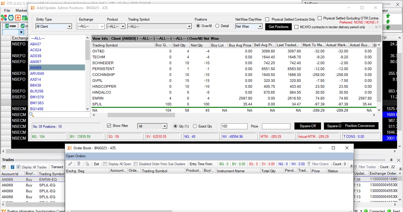 Single-window risk view