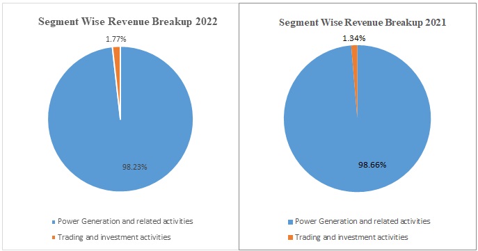 Adani Power Ltd report - Segment wise Revenue Breakup