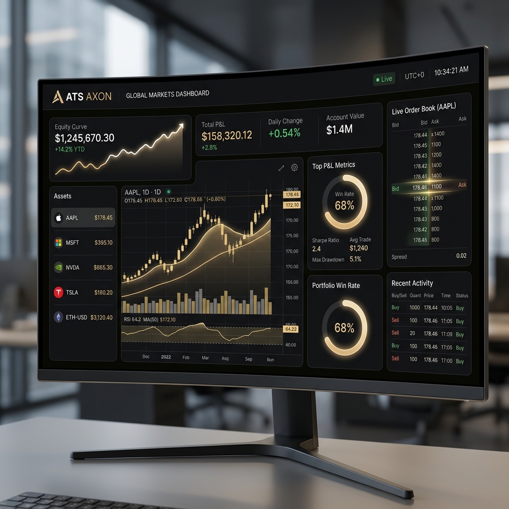 Axon dashboard on a laptop